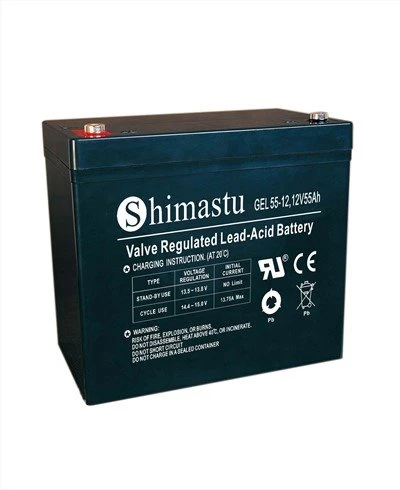 12V 55Ah ゲルバッテリー